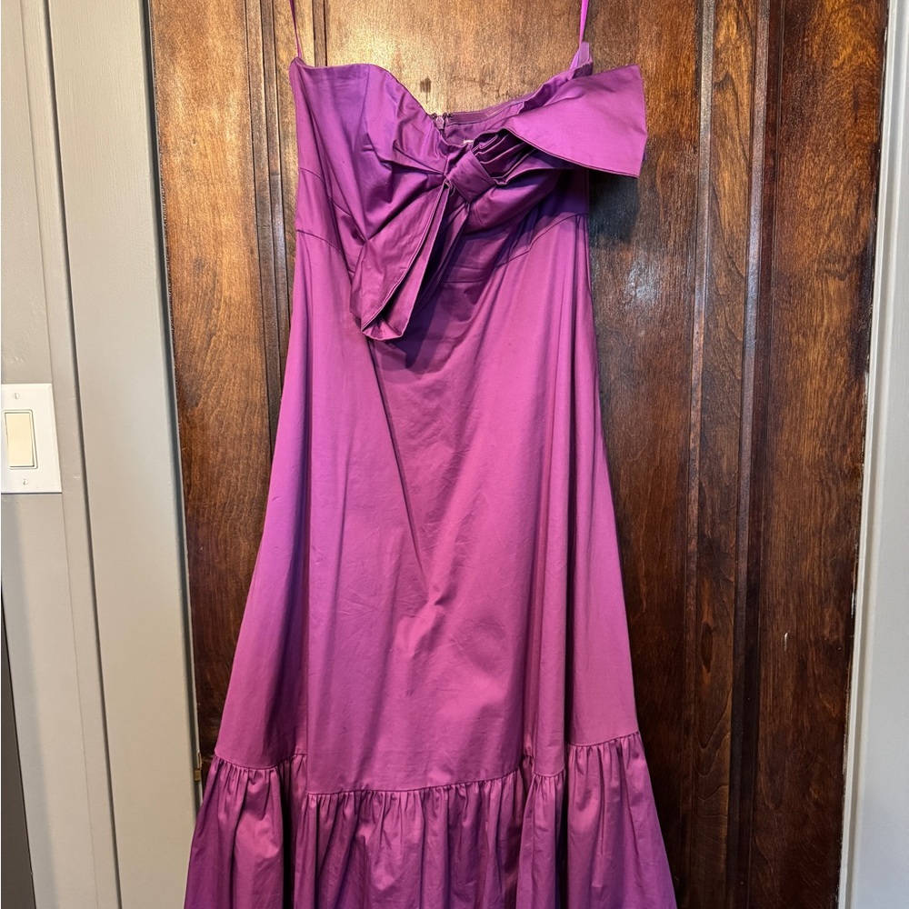 Anthropologie Hutch Bow Tie Maxi Dress Gown